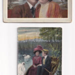 20 db RÉGI romantikus képeslap vegyes minőségben: szerelmes párok / 20 pre-1945 romantic postcards in mixed quality: couples in love - Image 2