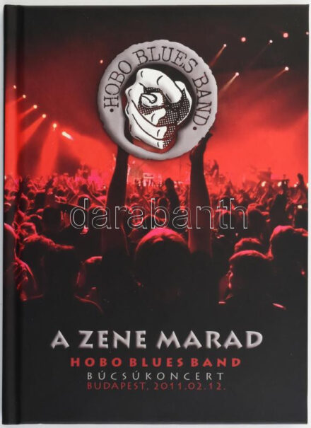 Hobo Blues Band - A zene marad Búcsúkoncert Zenekari kiadás DVD és könyv Jó állapotban VG +