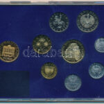 Ausztria 1983. 2gr-20Sch (8xklf) forgalmi sor + Bécsi Verde zseton, eredeti tokban T:PP Austria 1983. 2 Groschen - 20 Schilling (8xdiff) coin set + Vienna Mint token, in original case C:PP - Image 3