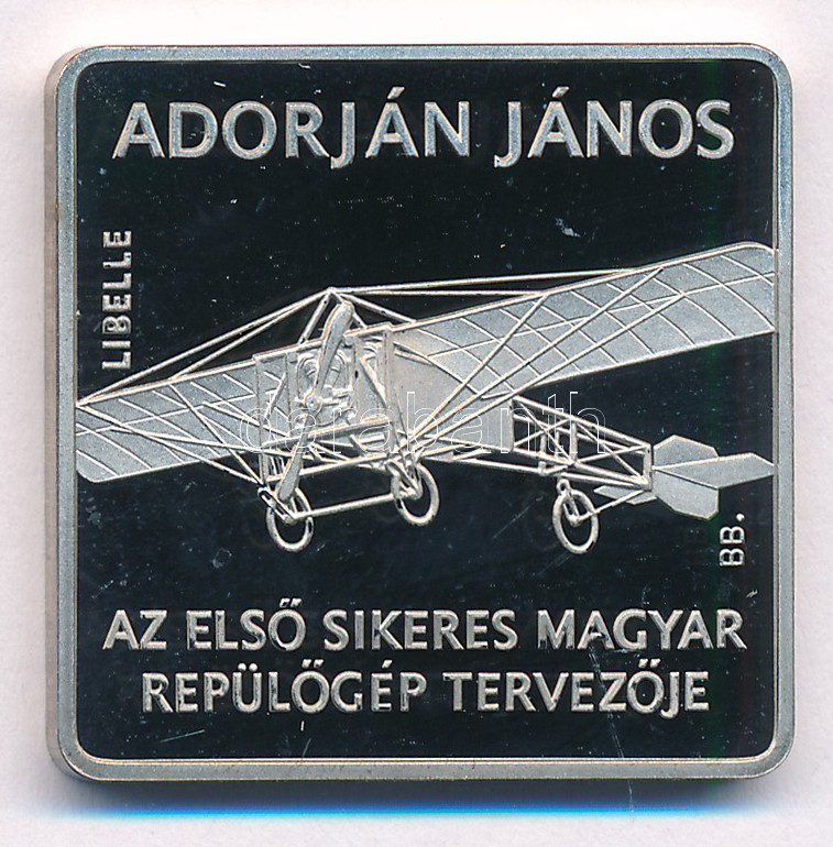2007. 1000Ft Cu-Ni 'Adorján János - Libelle' T:PP patina Adamo EM208