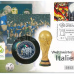 Németország 2006. 'FIFA Labdarúgó Világbajnokság, Németország' Ag emlékérem megcímzett érmés borítékon, elsőnapi bélyegzős bélyeggel, hátoldali tanúsítvánnyal, ismertetővel (~10g/0.925/30mm) T:PP patina Germany 2006. 'FIFA