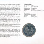 Németország 2009. 'IV. Ottó koronázásának 800. évfordulója - Braunschweigi kastély' jelzett Ag emlékérem megcímzett érmés borítékon, elsőnapi bélyegzős bélyeggel, hátoldali tanúsítvánnyal, ismertetővel (~12g/0.500/35mm) - Image 2