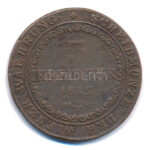 1812B 3kr Cu 'I. Ferenc' Körmöcbánya T:F patina, lapkahiba - Image 2