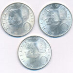 Ausztria 1973. 10Sch Ag (3x) T:AU,XF patina Austria 1973. 10 Schilling Ag (3x) C:AU,XF patina Krause KM#2882
