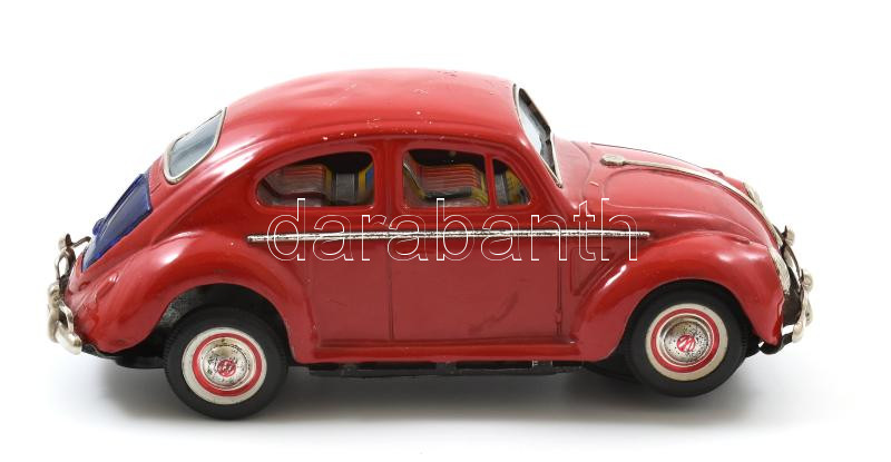 Japán. 1960 körül, Ko / Yoshino Toy co. Volkswagen Bogár. Működik, elemmel, h: 24 cm - Image 2