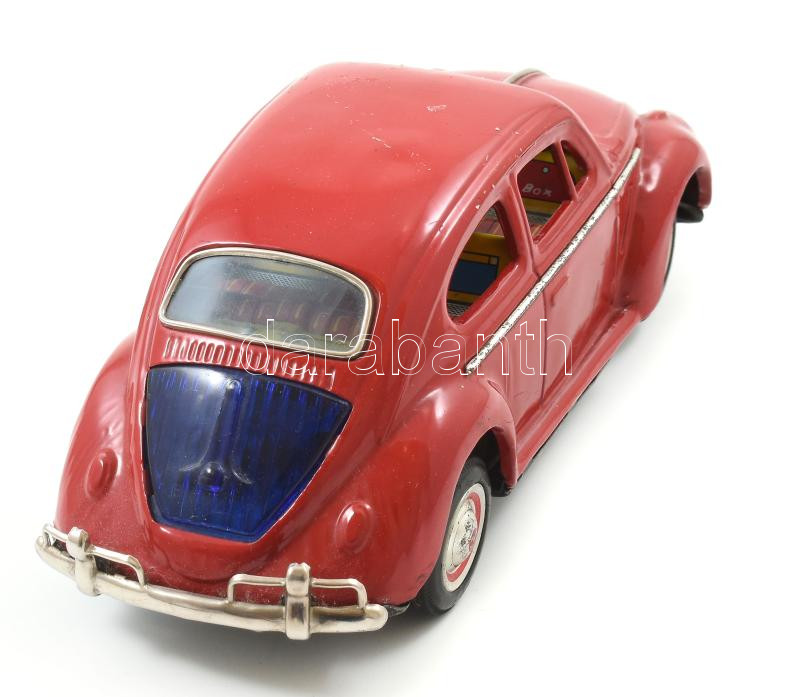 Japán. 1960 körül, Ko / Yoshino Toy co. Volkswagen Bogár. Működik, elemmel, h: 24 cm - Image 3