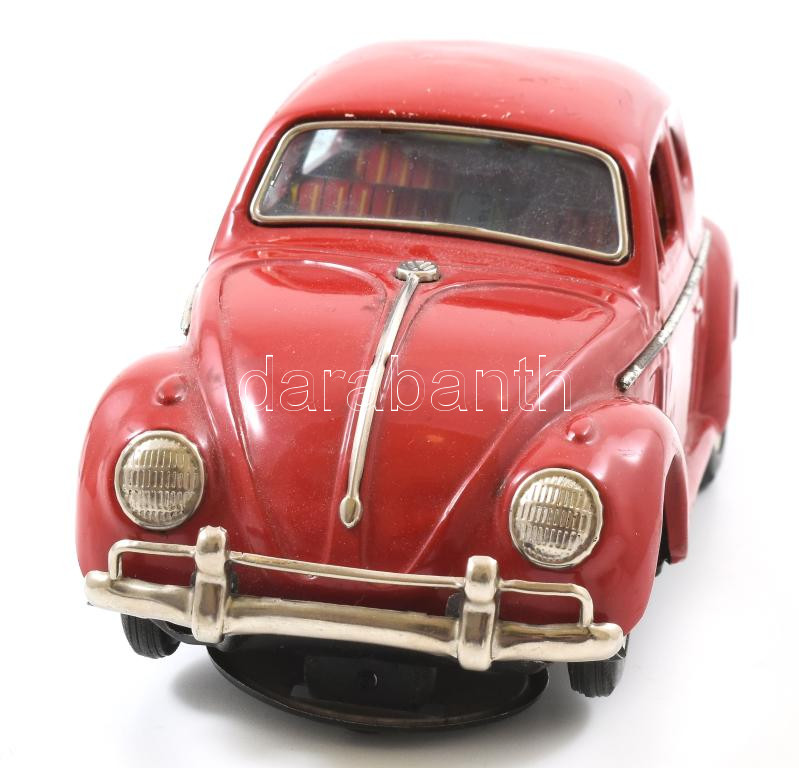 Japán. 1960 körül, Ko / Yoshino Toy co. Volkswagen Bogár. Működik, elemmel, h: 24 cm - Image 4