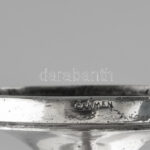 Carmen ezüstözött sörbet / fagyis készlet, jelzett, minimális deformálódás, m: 9,5 cm - Image 3