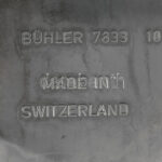 Swissair hamutartó repülőgép BÜHLER 7833, nikkelezett fém, jelzett, m: 18 cm - Image 3