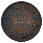 Ausztria 1885. 5/10kr Cu T:XF,VF patina, ph Austria 1885. 5/10 Kreuzer Cu C:XF,VF patina, edge error - Image 2