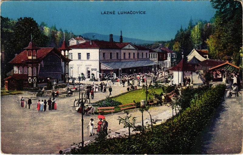 Luhacovice, Lázne Luhacovice; spa park