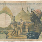 Nyugat Afrikai Államok / Elefántcsontpart DN (1974.) 5000Fr T:F,VG kis beszakadások Western African States / Ivory Coast ND (1974.) 5000 Francs C:F,VG small tears Krause P#104A - Image 2