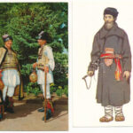 25 db MODERN népviseletes képeslap / 25 modern folklore motive postcards