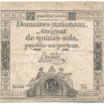 Franciaország 1792. 15s 'Assignata' T:VG France 1792. 15 Sol 'Assignata' C:VG Krause P#A65a.1
