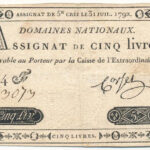 Franciaország 1792. 5L 'Assignata' T:F France 1792. 5 Livres 'Assignata' C:F Krause P#A61