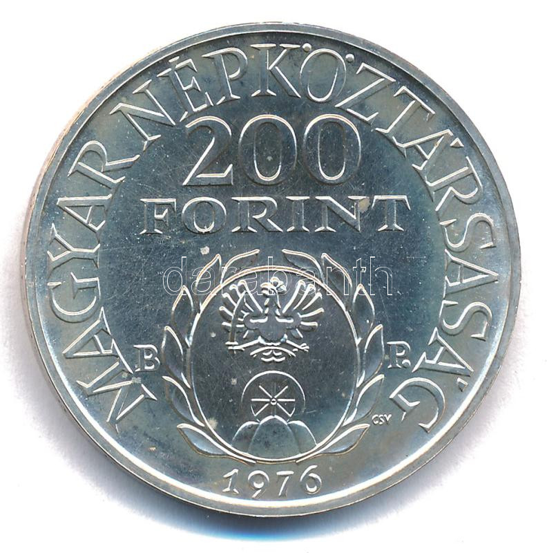 1976. 200Ft Ag 'II. Rákóczi Ferenc' T:BU Adamo EM56 - Image 2