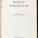 Makkai László: Erdély története. Bp., 1944, Renaissance. Kiadói aranyozott félvászon-kötés, eredeti, szakadt papírborítóval - Image 2
