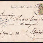 1904 Lány magyaros viseletben, postázott fotólap Friedery Albert győri műterméből. 13,5x9 cm. - Image 2