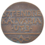 Asszonyi Tamás (1942-) DN bronz névjegyérem (31mm) T:XF patina - Image 2