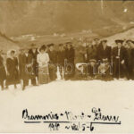 1910 Chamonix, Mont-Blanc, hiking. photo