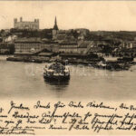 1903 Pozsony, Pressburg, Bratislava; vár. Verlag 'Bediene dich allein' / castle (EK)