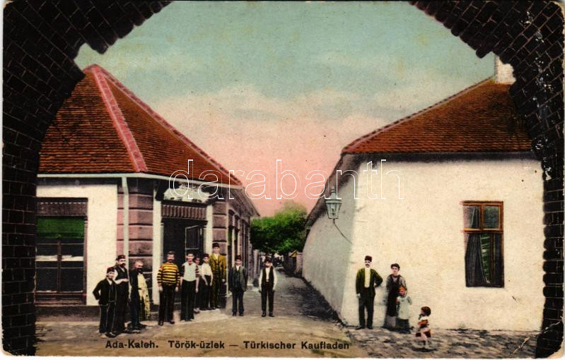 1914 Ada Kaleh, Török üzlet / Türkischer Kaufladen / Turkish shop (EB)