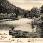 1905 Máramarossziget, Sighetu Marmatiei; Malomkerti részlet. Wizner és Dávid kiadása / park (EK)