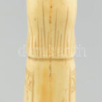 Jelzés nélkül: Bálvány szobor. Agyar. m: 12,5 cm - Image 3