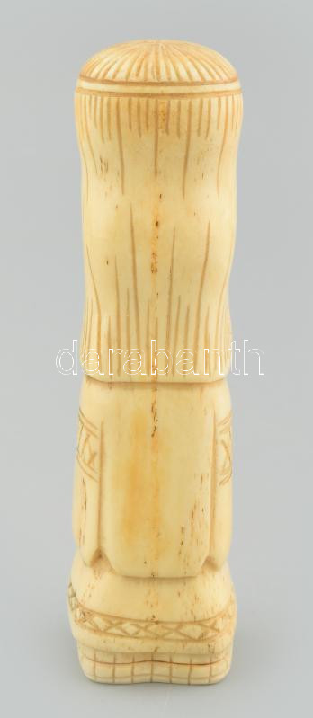 Jelzés nélkül: Bálvány szobor. Agyar. m: 12,5 cm - Image 3