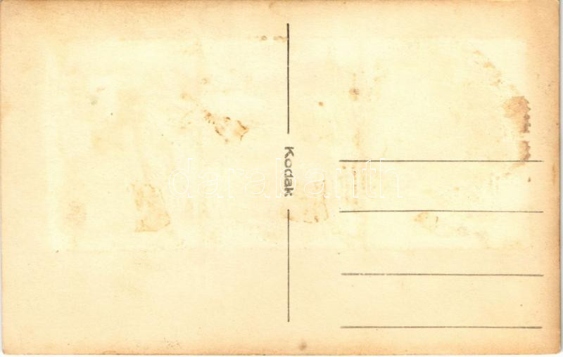 Magyar katona / Hungarian military, soldier. photo (ragasztónyom / glue marks) - Image 2