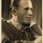 Magyar katona / Hungarian military, soldier. Foto Markovits (Munkács) photo (ragasztónyom / glue marks)
