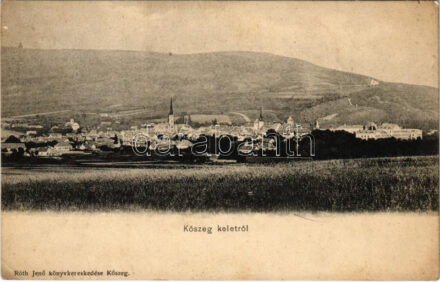 1907 Kőszeg keletről. Róth Jenő kiadása (EK)