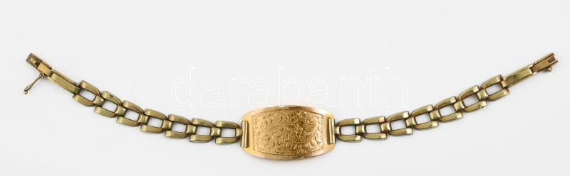 Arany (Au) 14K karkötő, jelzett, h: 17 cm, nettó: 10,1 g