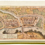 Buda, Eger, Hatvan és Szolnok 16-17. századi látképe, 4 db nagyméretű, színes reprint, 47x33 cm - Image 3