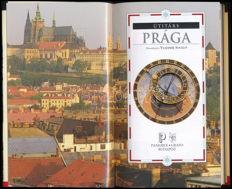 Vladimir Soukup: Prága (Útitárs). Bp., 2005, Panemex. Kiadói kartonált papírkötés.