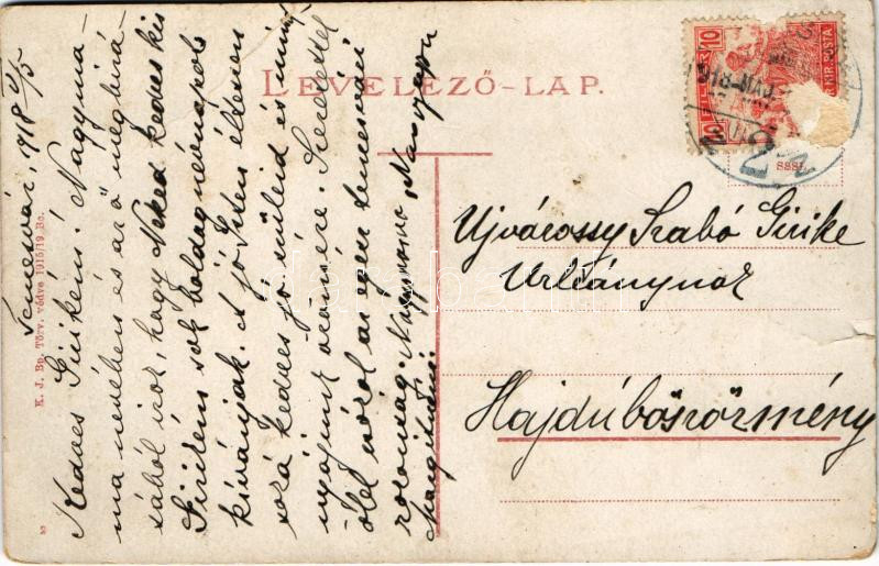 1918 Temesvár, Timisoara; Gyárváros, Millenium Római katolikus templom, Csendes és Fischer üzlete / church, shop (EB) - Image 2