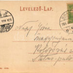 1904 Brassó, Kronstadt, Brasov; Livada postei / Postwiese mit Schlossberg / Postarét, Fellegvár / villa (EK) - Image 2
