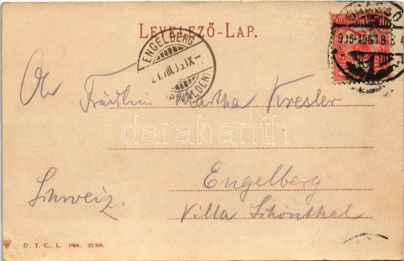 1905 Brassó, Kronstadt, Brasov; látkép / general view (EB) - Image 2