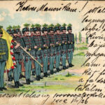 1902 Austro-Hungarian K.u.K. military art postcard. litho (EM)