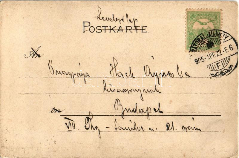 1905 Austro-Hungarian K.u.K. military art postcard (EK) - Image 2