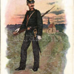 Austro-Hungarian K.u.K. military art postcard. B.K.W.I. 829-16. (EK)