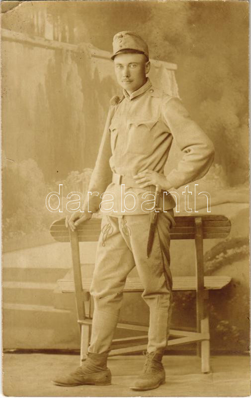 1931 Magyar katona / Hungarian military, soldier. photo (EK)