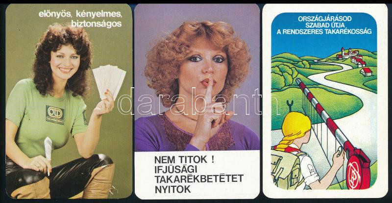 1978-1993 10 db takarékossági kártyanaptár - Image 2