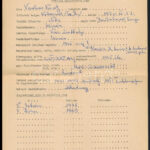 cca 1963 Verebes Károly (1920-1987) színművész személyi nyilvántartó lapja, valamint önéletrajza - Image 2