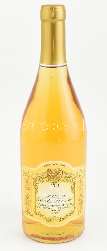 2011 Tokaji Roy Mathias Félédes Furmint, bontatlan palack fehérbor, 0,75 l