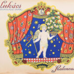 3 db Lukács szaloncukor csomagolópapír, sérüléssel, 19×47 cm - Image 2