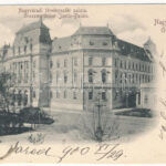 1900 Nagyvárad, Oradea, Grosswardein; Törvényszéki palota. Sonnenfeld A. kiadása / Justiz Palais / palace of justice