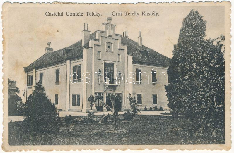 Marosújvár, Uioara, Ocna Mures; Castelul Contele Teleky / Gróf Teleki kastély. Josif Veress kiadása / castle (EK)