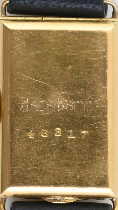 Arany 18k tokos női, mechanikus karóra, működik, 14x26mm - Image 3