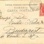 1904 Bucharest, Bukarest, Bucuresti, Bucuresci; Magasinul general de Paris / shopping palace, newspaper kiosk, road construction - Image 2